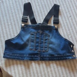 Denim crop top